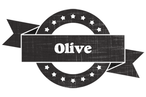 Olive grunge logo