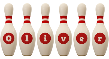 Oliver bowling-pin logo