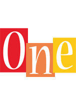 One colors logo