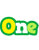 One soccer logo