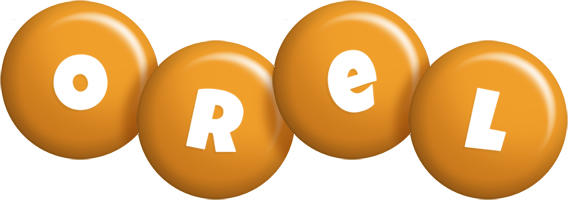 Orel candy-orange logo