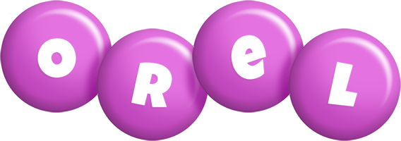Orel candy-purple logo