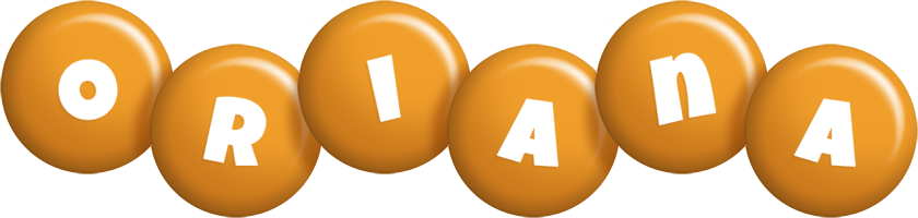 Oriana candy-orange logo
