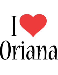 Oriana i-love logo