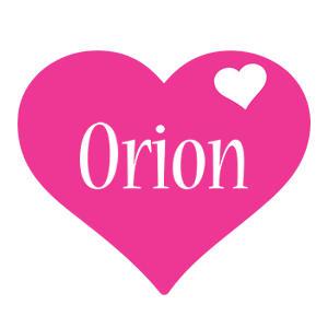 Orion love-heart logo