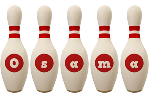 Osama bowling-pin logo