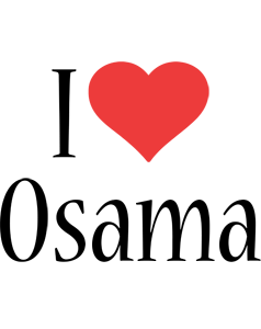 Osama i-love logo