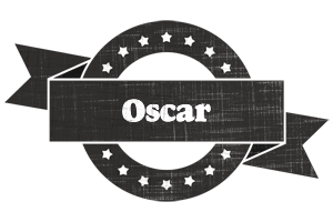 Oscar grunge logo