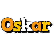 Oskar cartoon logo