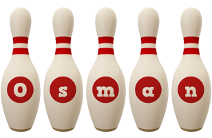 Osman bowling-pin logo