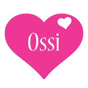 Ossi love-heart logo