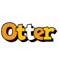 Otter cartoon logo