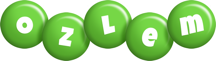 Ozlem candy-green logo
