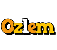 Ozlem cartoon logo