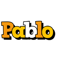 Pablo cartoon logo