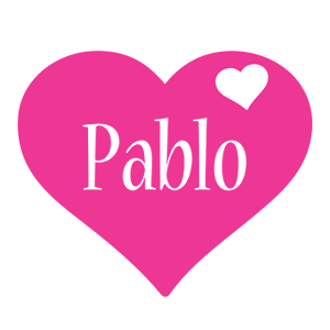 Pablo love-heart logo
