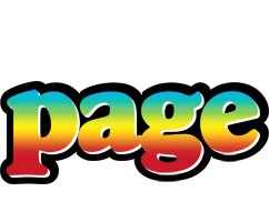 Page color logo