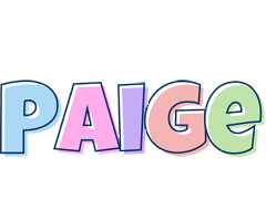 Paige pastel logo