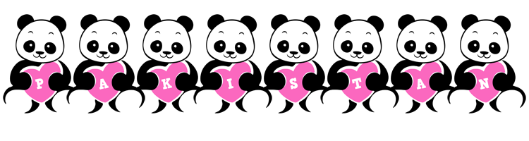 Pakistan love-panda logo