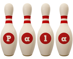 Pala bowling-pin logo