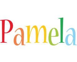 Pamela birthday logo