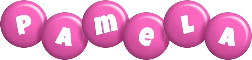 Pamela candy-pink logo