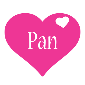 Pan love-heart logo