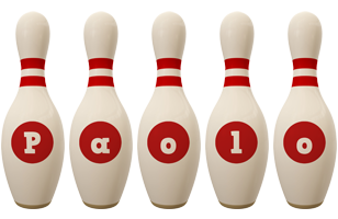 Paolo bowling-pin logo