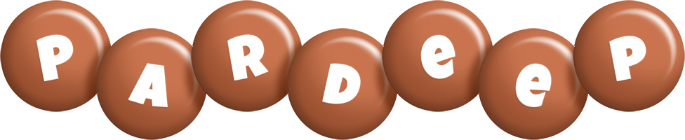 Pardeep candy-brown logo