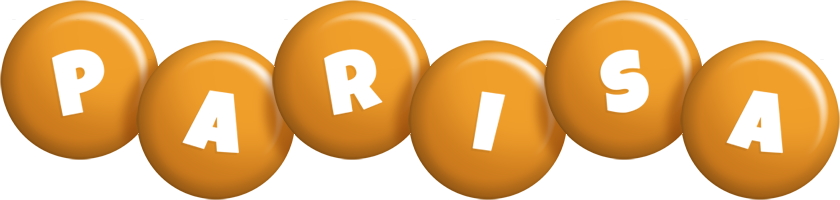 Parisa candy-orange logo