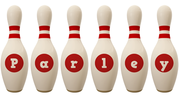 Parley bowling-pin logo