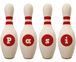 Pasi bowling-pin logo