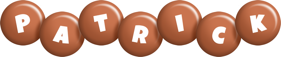 Patrick candy-brown logo