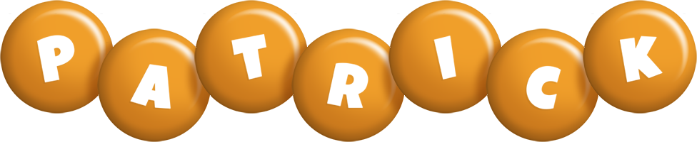 Patrick candy-orange logo