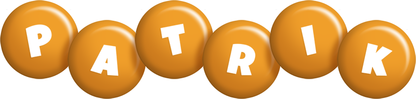 Patrik candy-orange logo