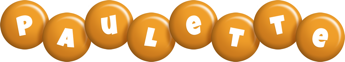 Paulette candy-orange logo