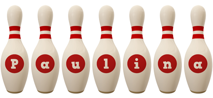 Paulina bowling-pin logo