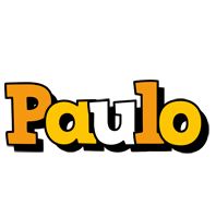 Paulo cartoon logo