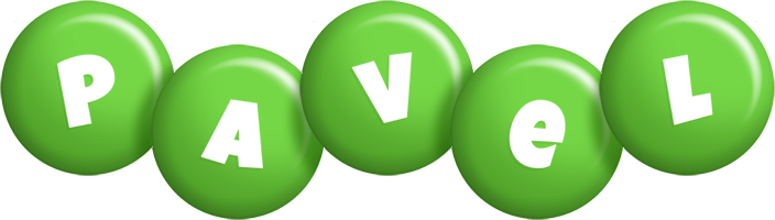 Pavel candy-green logo