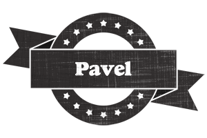 Pavel grunge logo