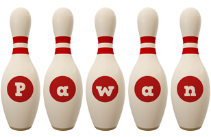 Pawan bowling-pin logo