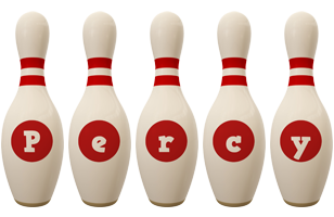 Percy bowling-pin logo