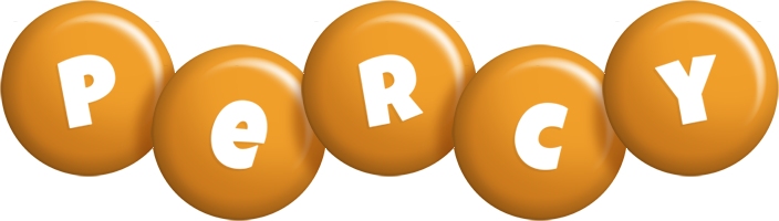 Percy candy-orange logo