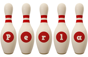 Perla bowling-pin logo