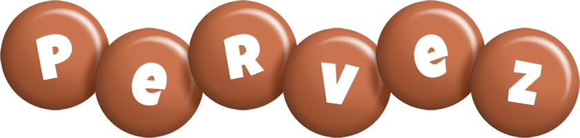 Pervez candy-brown logo
