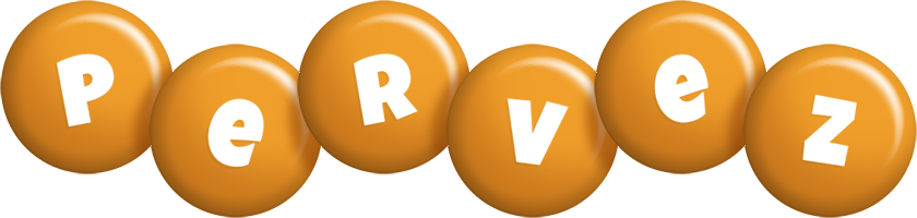 Pervez candy-orange logo