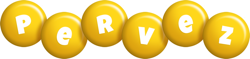 Pervez candy-yellow logo