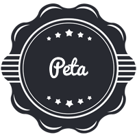 Peta badge logo