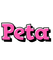 Peta girlish logo