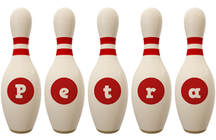Petra bowling-pin logo